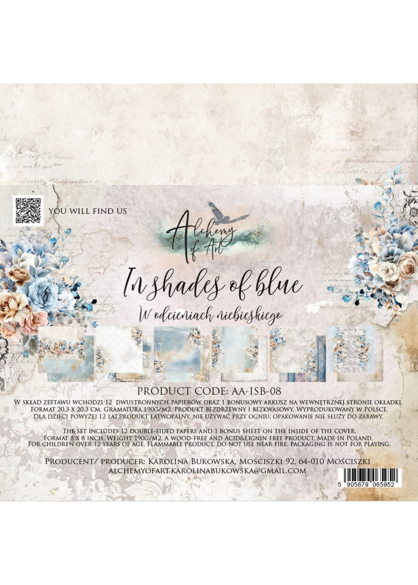 In shades of blue/ W odcieniach niebieskiego AA-ISB-08 8X8