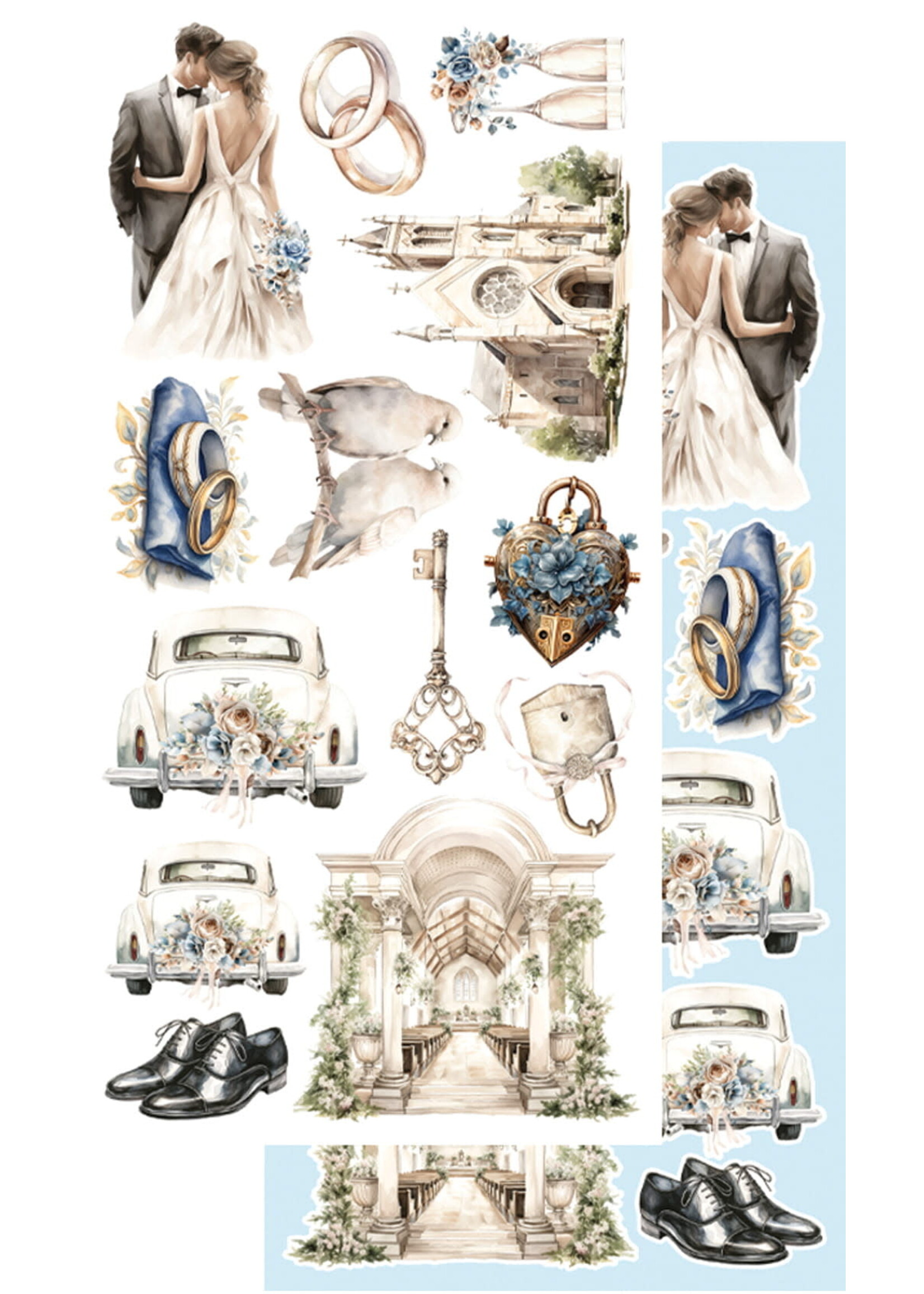 In shades of blue/ W odcieniach niebieskiego AA-ISB-10 6X12