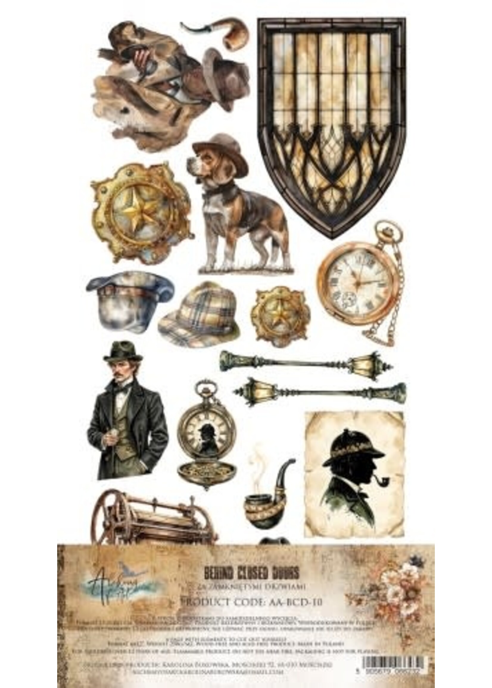 Behind Closed Doors Zestaw DODATKÓW do samodzielnego wycięcia 6X12 AA-BCD-10