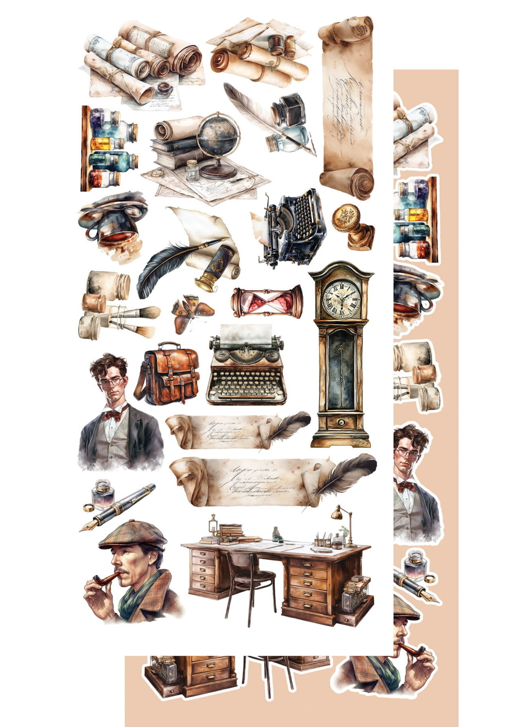 Behind Closed Doors Zestaw DODATKÓW do samodzielnego wycięcia 6X12 AA-BCD-10