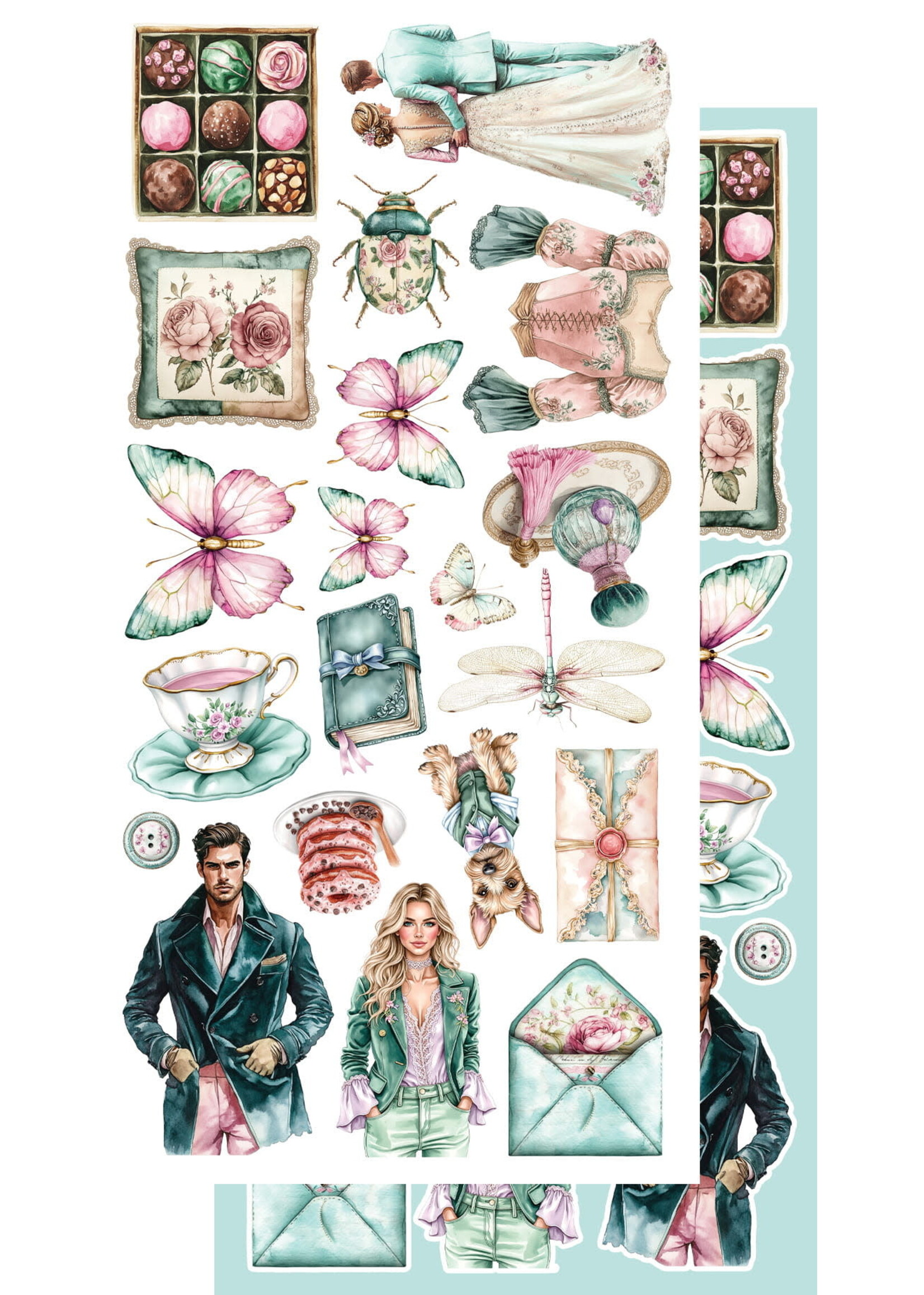 Dreamy Dreams- Zestaw dodatków do samodzielnego wycięcia 6x12 AA-DD-10