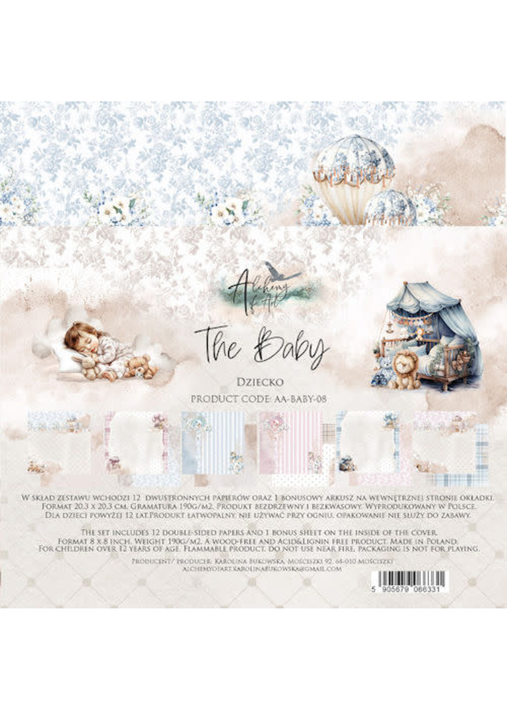 Alchemy of Art - 20x20 cm (8x8) set - Baby 08