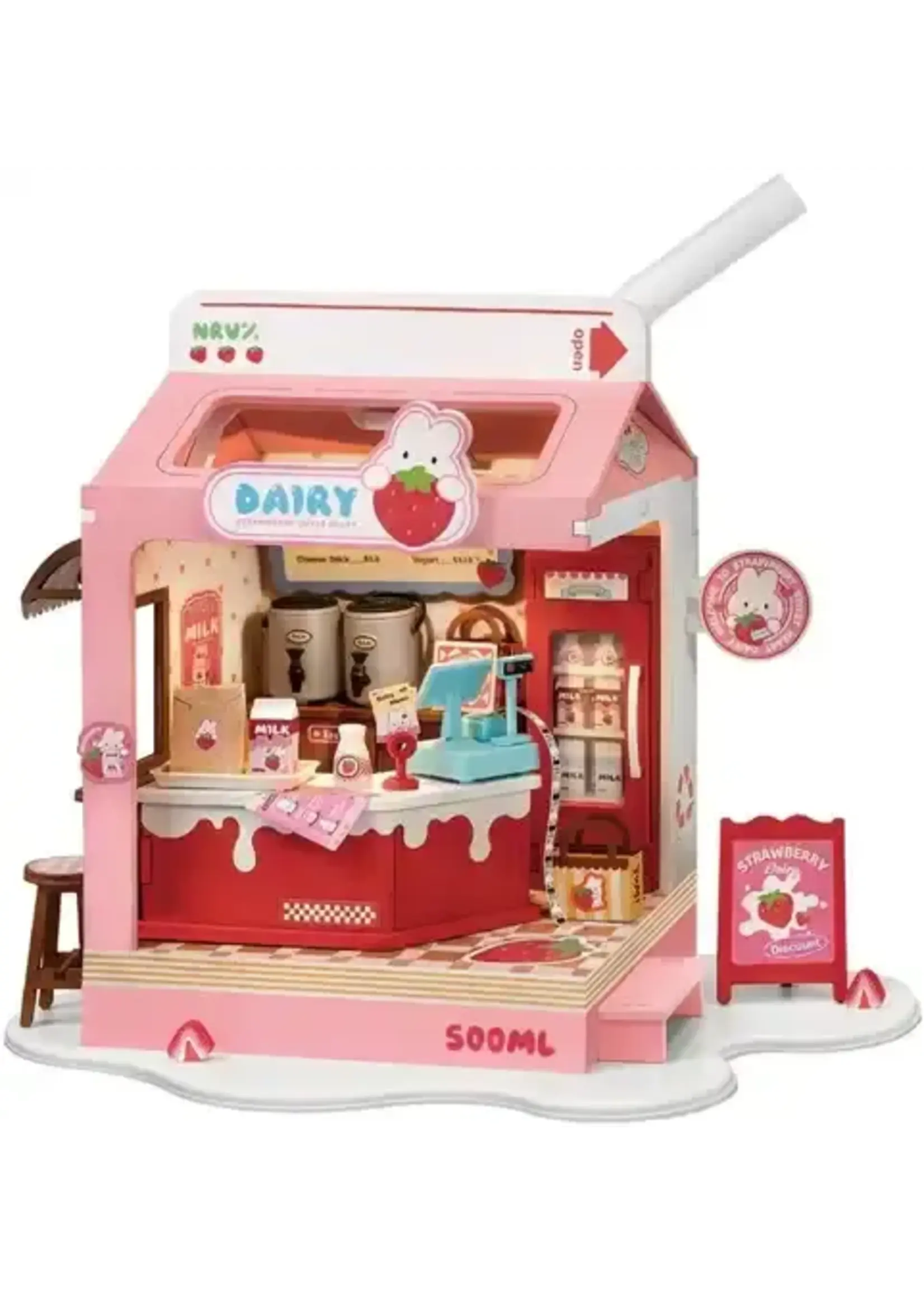 Robotime Strawberry Milk Box