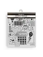 Family Thick Stencil 20x25cm Patchwork (KSTD197)