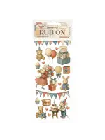 Family Rub-On 8,33x2,36 Inch Party (DFLRB215)