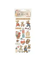 Family Rub-On 8,33x2,36 Inch Home (DFLRB217)