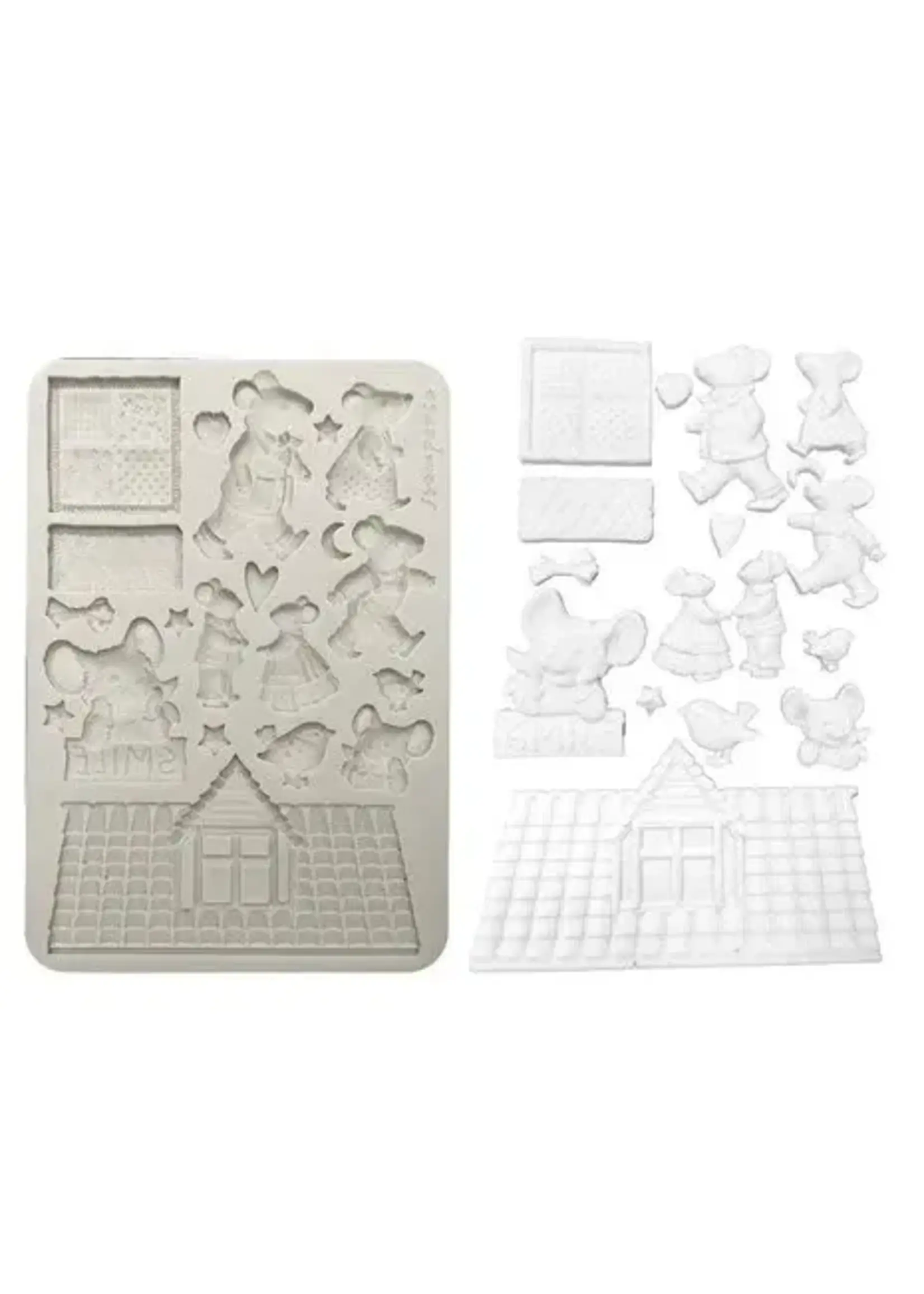 Family A5 Silicon Mould Mice (KACMA599)