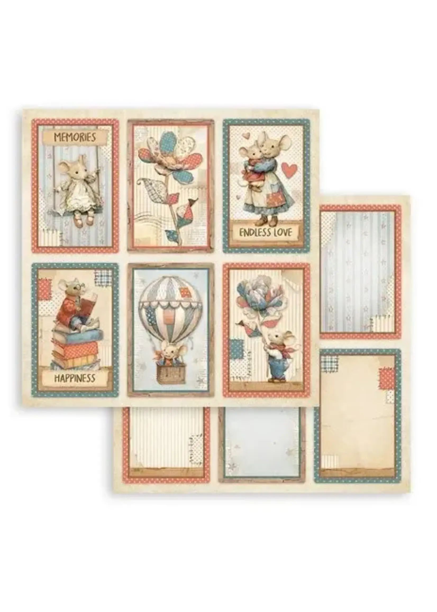 Family 12x12 Inch Paper Sheet 6 Cards (1pcs) (SBB1120)