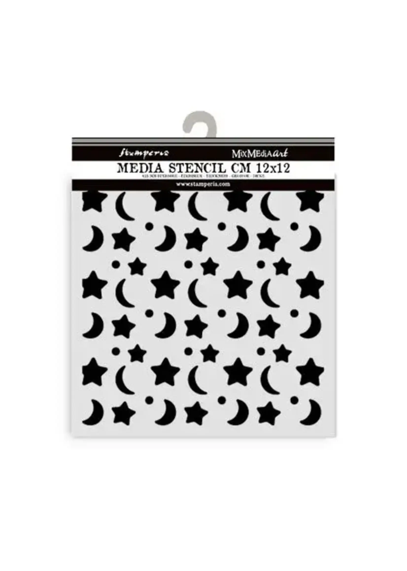 Baby Thick Stencil 12x12cm Star and Moon (KSTDS71)