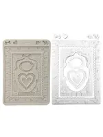 Baby A5 Silicon Mould Frames and Hearts (KACMA602)