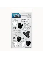 Simon Hurley create. Photopolymer Stamps 4x6 Inch Berry Best (HUR88790)