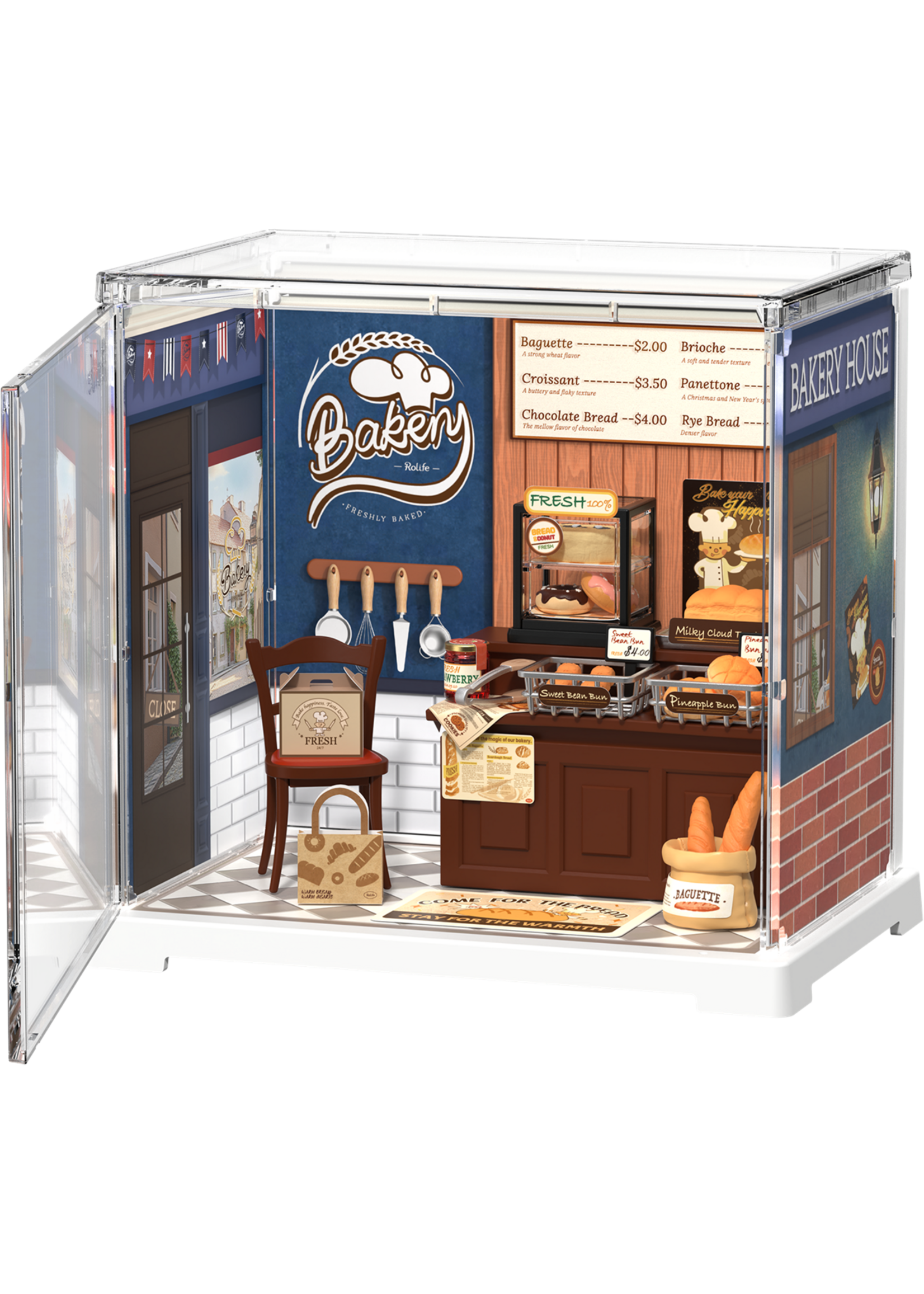 Robotime Butter Bakery House