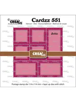 Crealies • Cardzz Snijmal Postzegelframe Jette Crealies CLCZ551