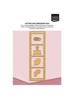 Vaessen Creative • Mini Snij- en Embossingmallen Vintage Filmstrip 5st. Vaessen Creative  3625-0212