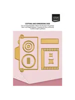 Vaessen Creative • Mini Snij- en Embossingmallen Vintage Camera 9st. Vaessen Creative  3625-0211