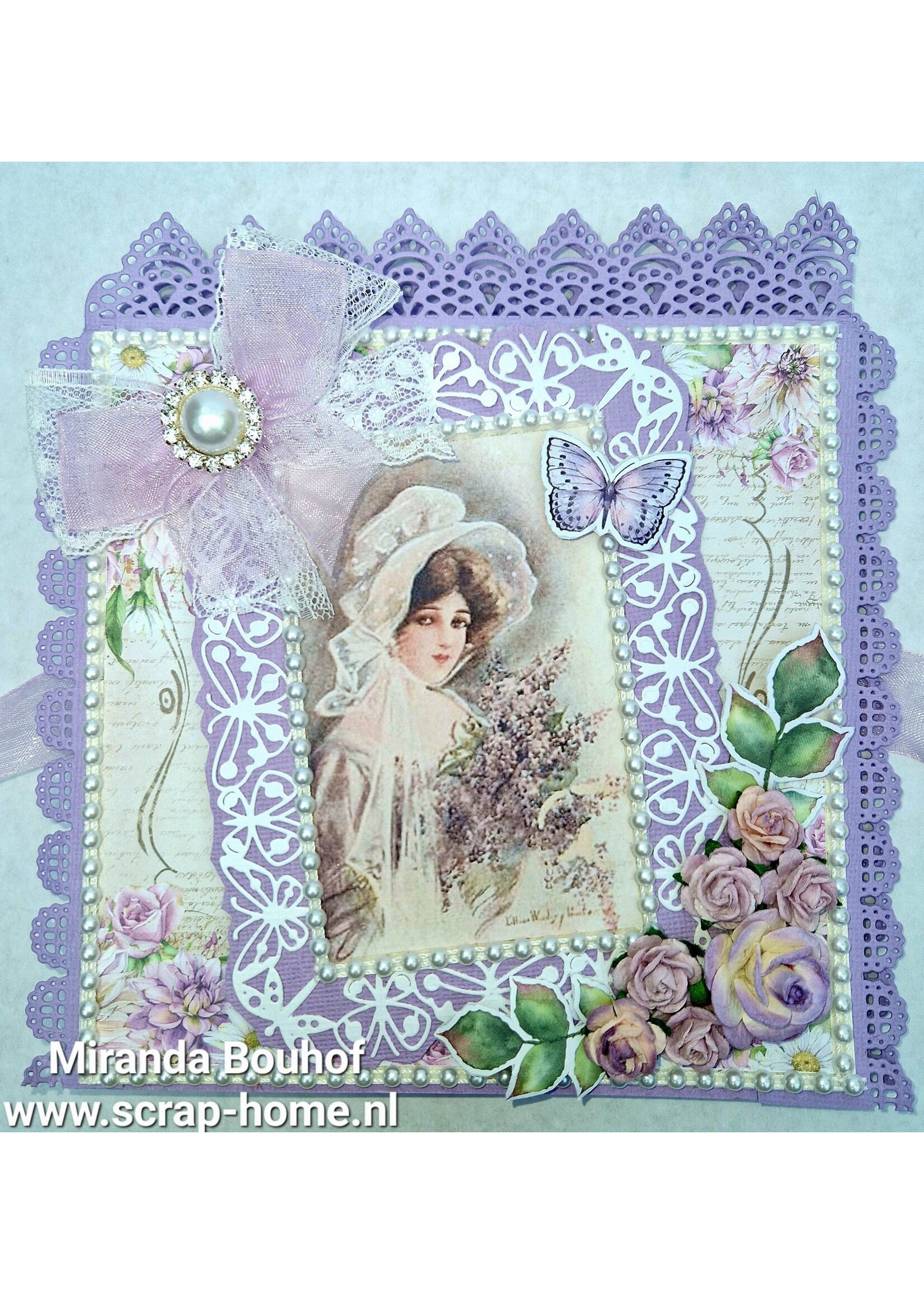 Vouw kaart met vakjes