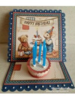 Taart Kaart Beer en Muis