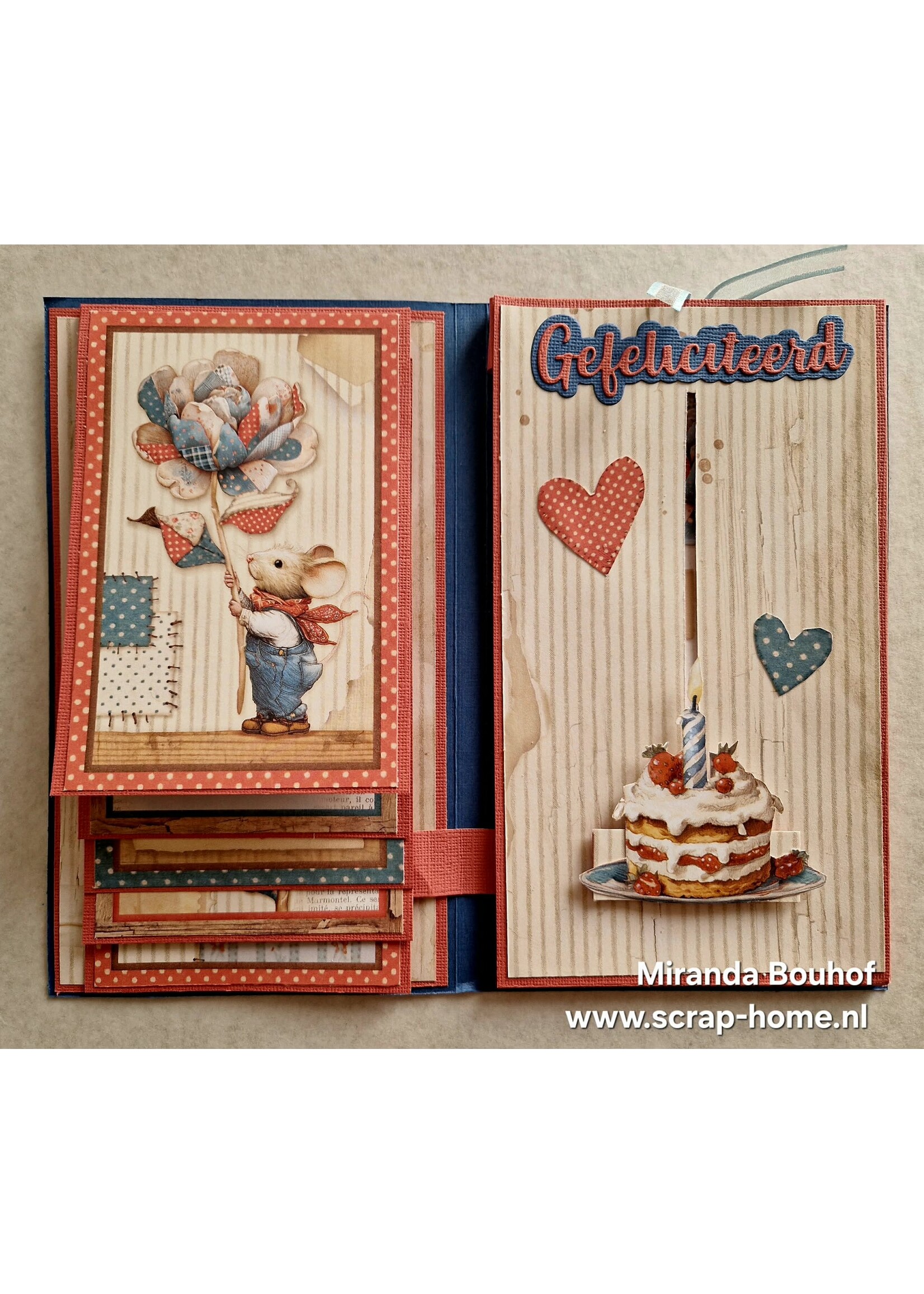 Slider Waterval Kaart met Muizen