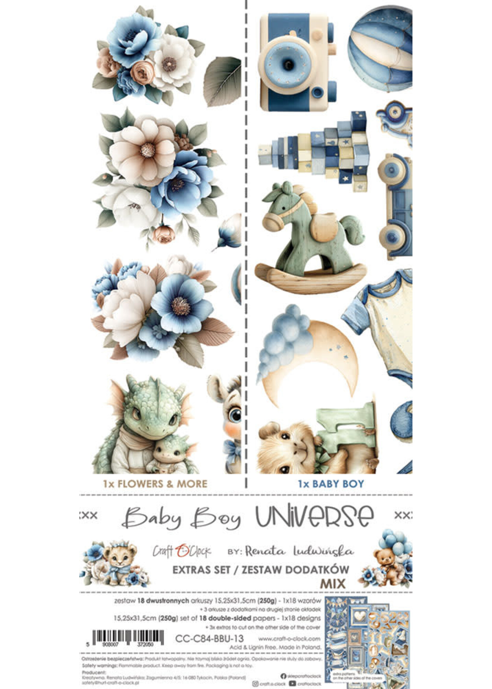 BABY BOY UNIVERSE - EXTRAS set - MIX