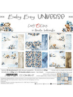 BABY BOY UNIVERSE - een set papieren 20,3x20,3 cm