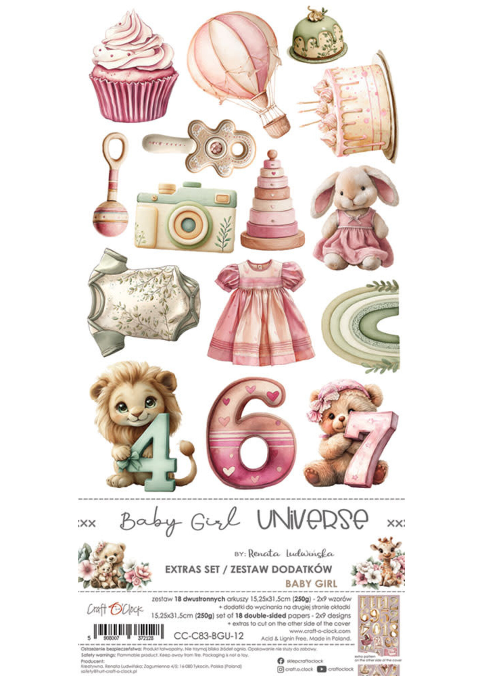 BABY GIRL UNIVERSE - EXTRAS set - BABY GIRL