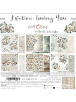 LEVENSLANGE LIEFDE VAN JOU - een set papieren 15,25x15,25cm