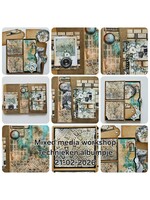 Mixed Media technieken Albumpje deel 2 met Hanny  21 februari 2026