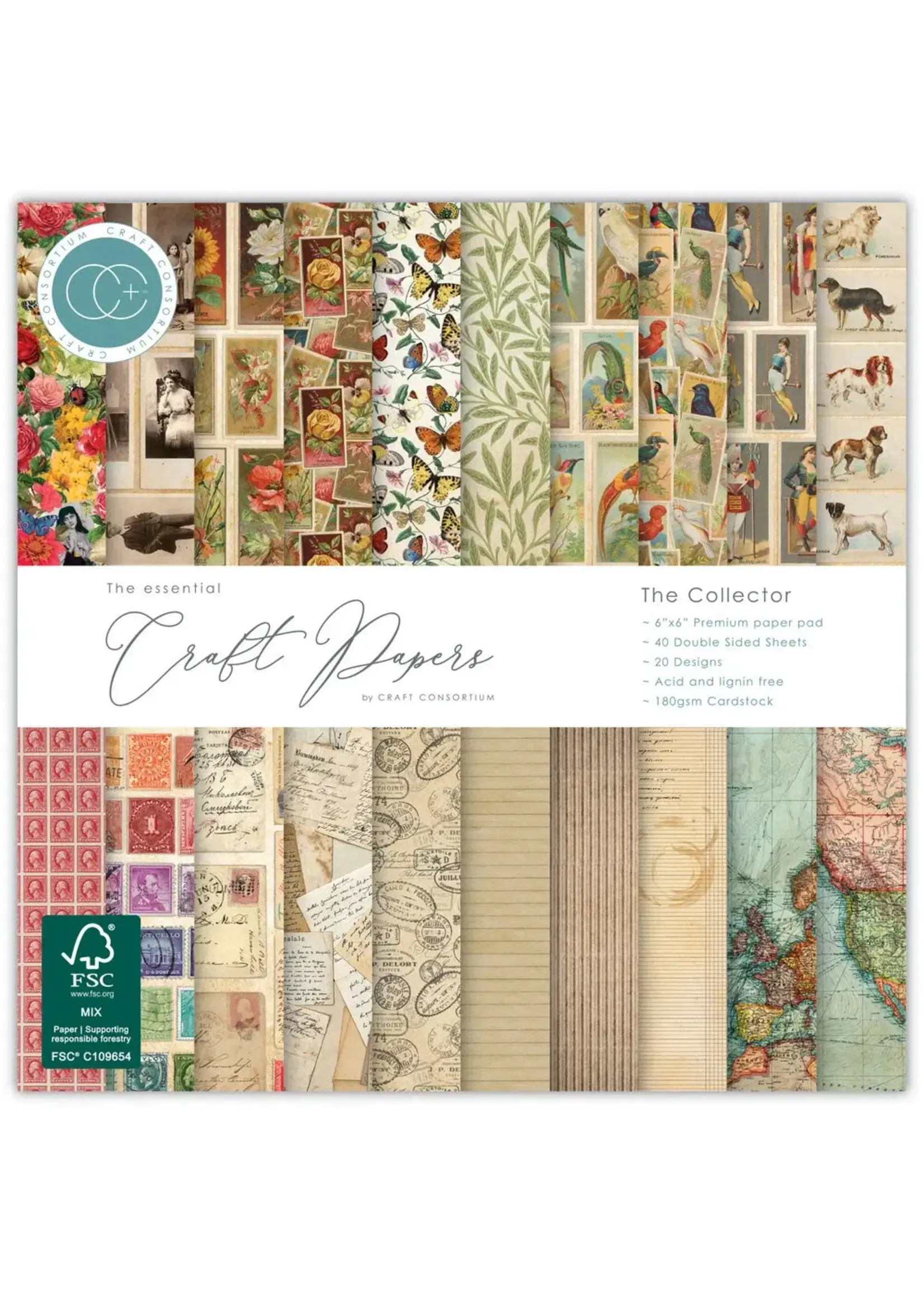 De Collector 6x6 inch Premium Papierblok (CCEPAD038B)