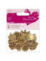 Charm Pack Flowers & Butterflies (21pcs) (PMA 356014)