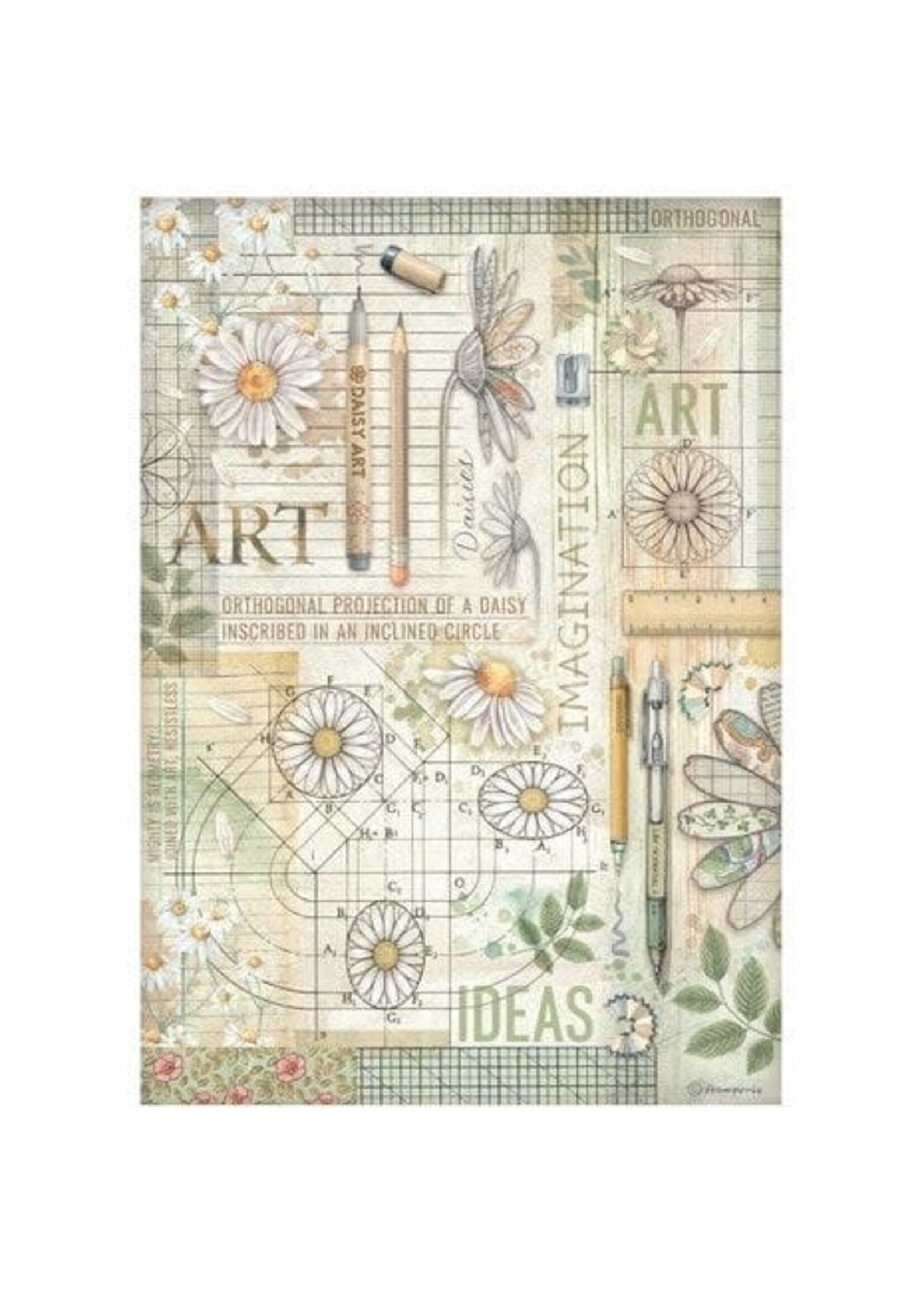 Daisy Art A4 Rice Paper Selection (6pcs) (DFSA4XDS)