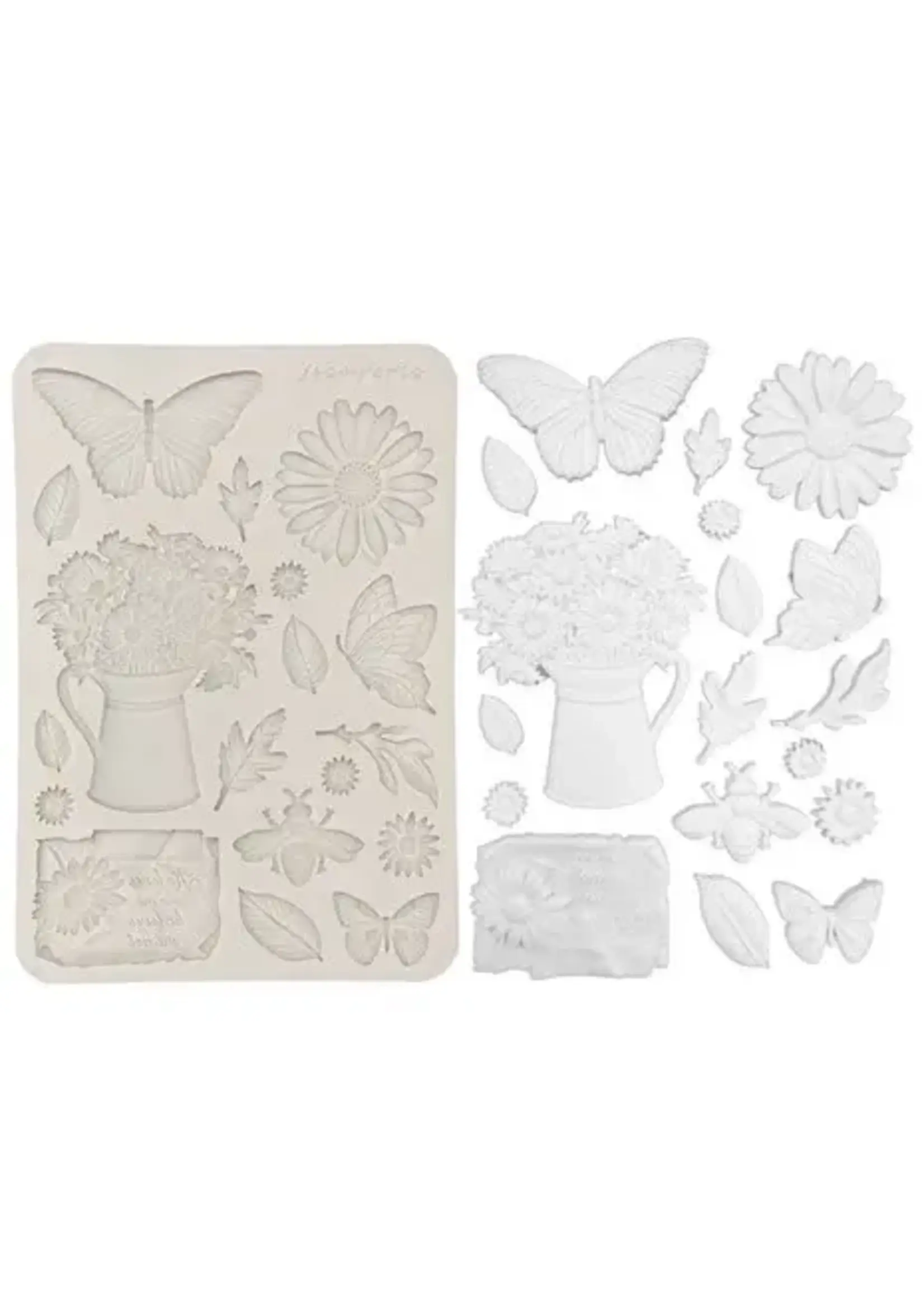 Daisy Art A5 Silicon Mould Daisy and Butterfly (KACMA603)