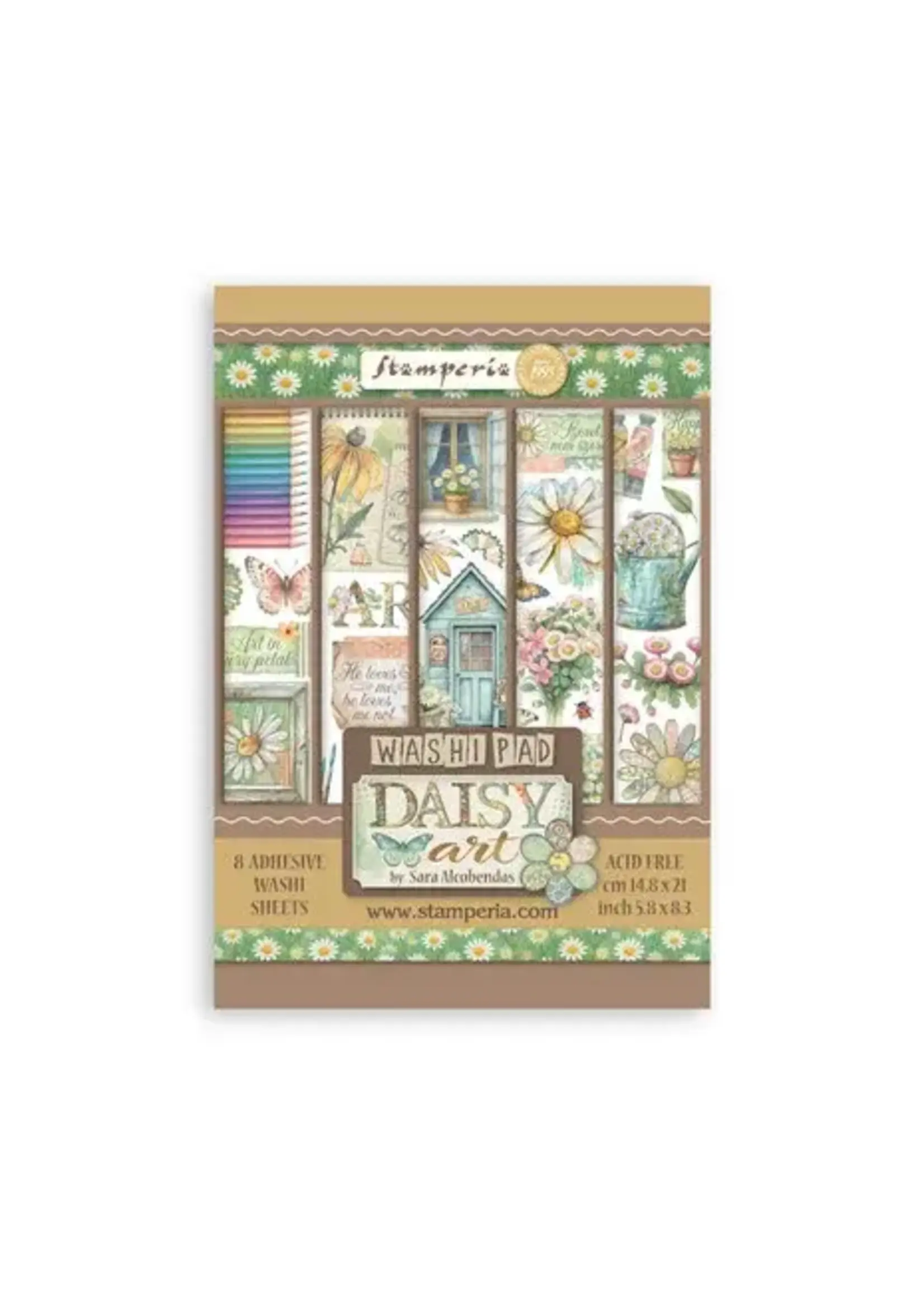 Daisy Art A5 Washi Pad (8pcs) (SBW30)