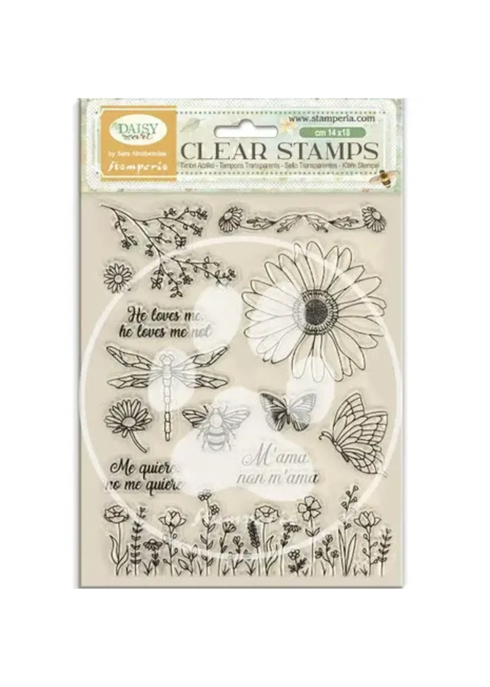 Daisy Art Clear Stamp (WTK236)