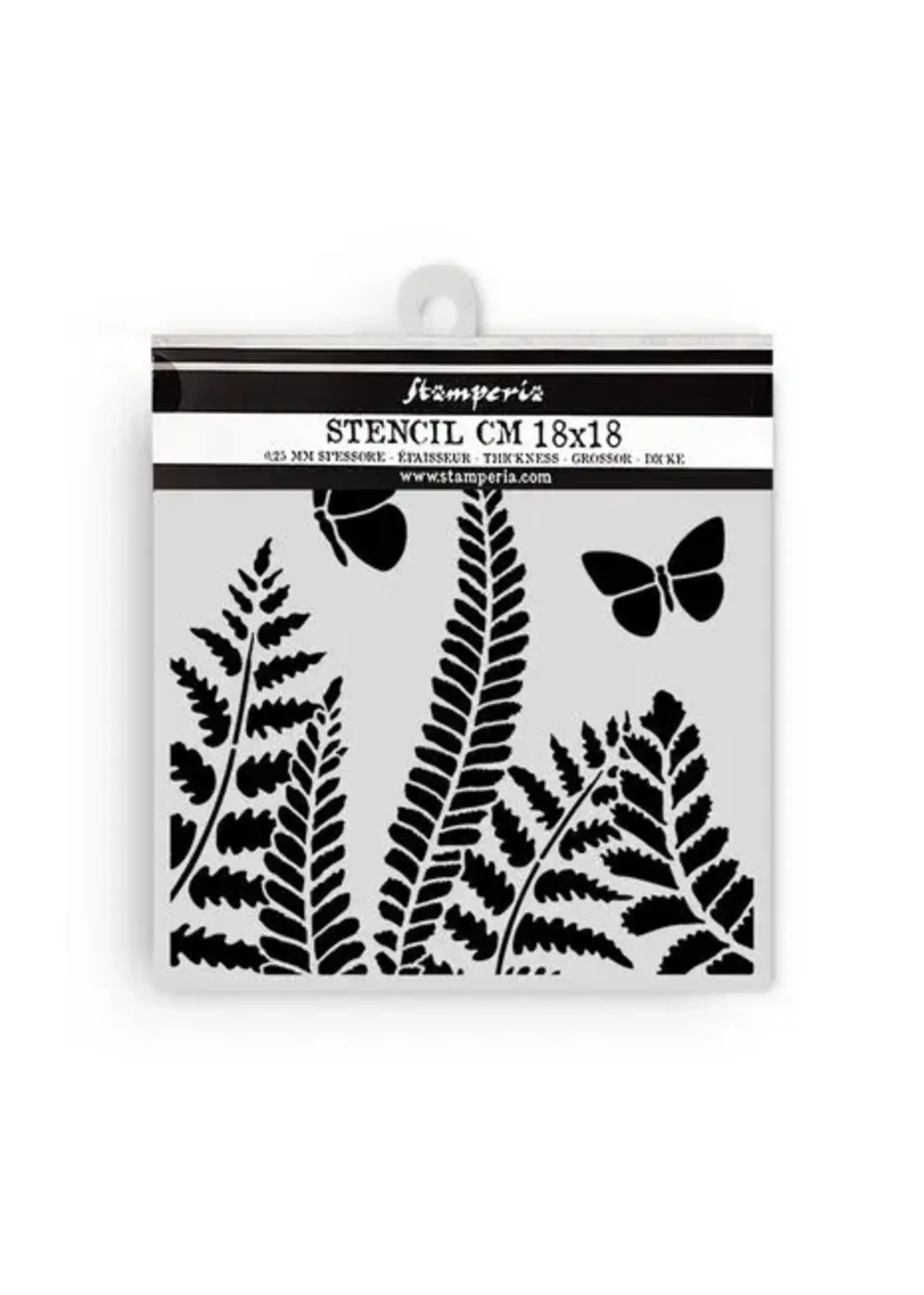 Daisy Art Thick Stencil 18x18cm Fern (KSTDQ131)