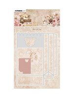 SL-TTT-CD1080 - Bear gift bag Teddy's Tea Time nr. 1080