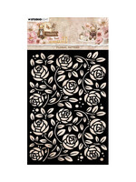 SL-TTT-MASK388 - Floral pattern Teddy's Tea Time nr. 388