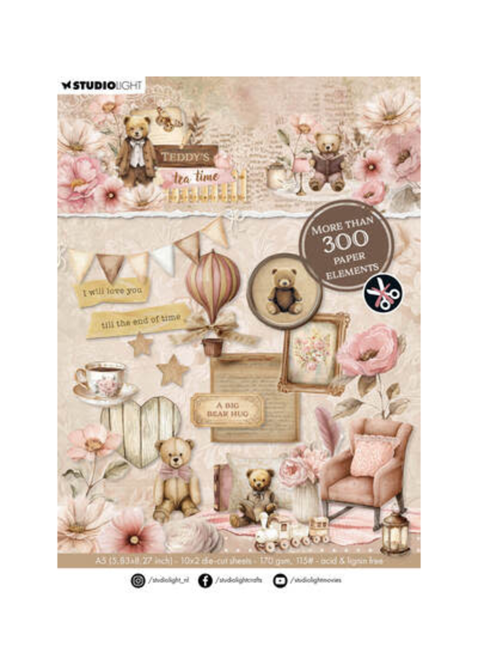 SL-TTT-DCPP421 - More than 300 elements Teddy's Tea Time nr. 421