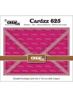 Crealies • Cardzz Dubbele Envelopkaart rechthoekig Crealies CLCZ625