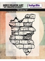 Bricking It Solo Red Rubber Stamp (IND1470)