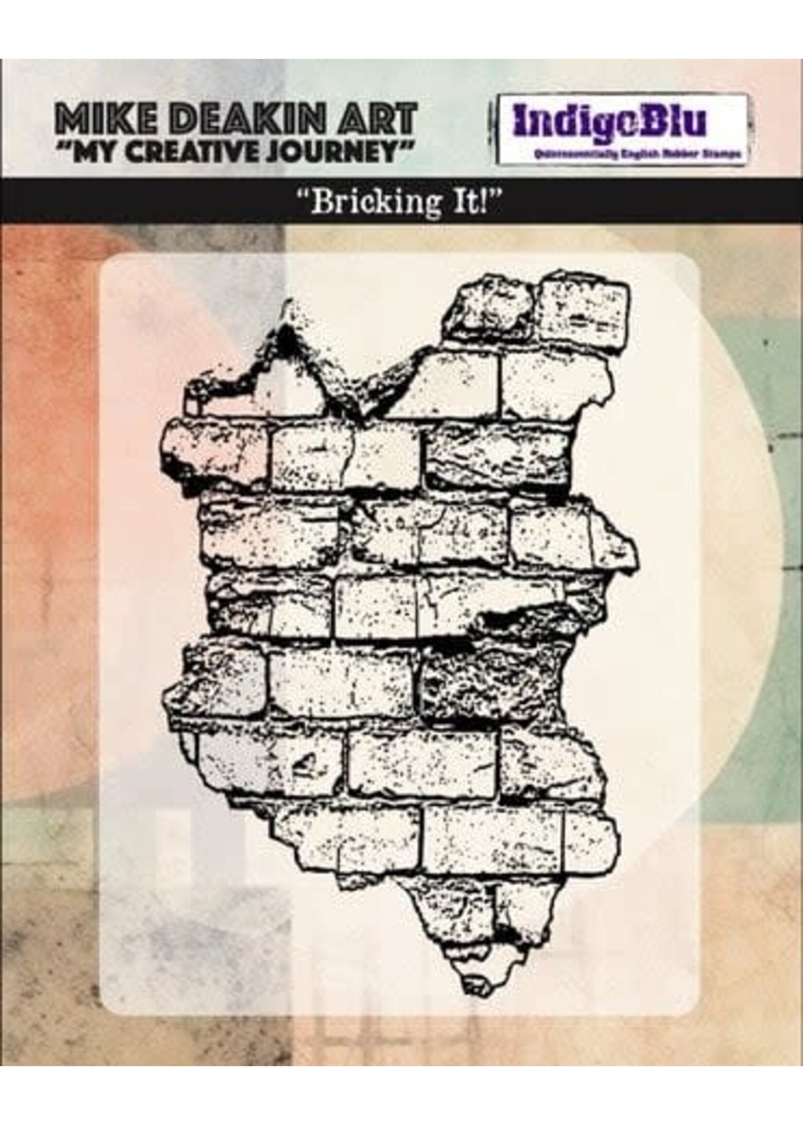 Bricking It Solo Red Rubber Stamp (IND1470)