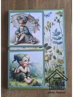 Fairy bells vakjes kaart Anita