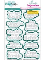 Snijmallen Creatieve Teksten (CDSN-0354)