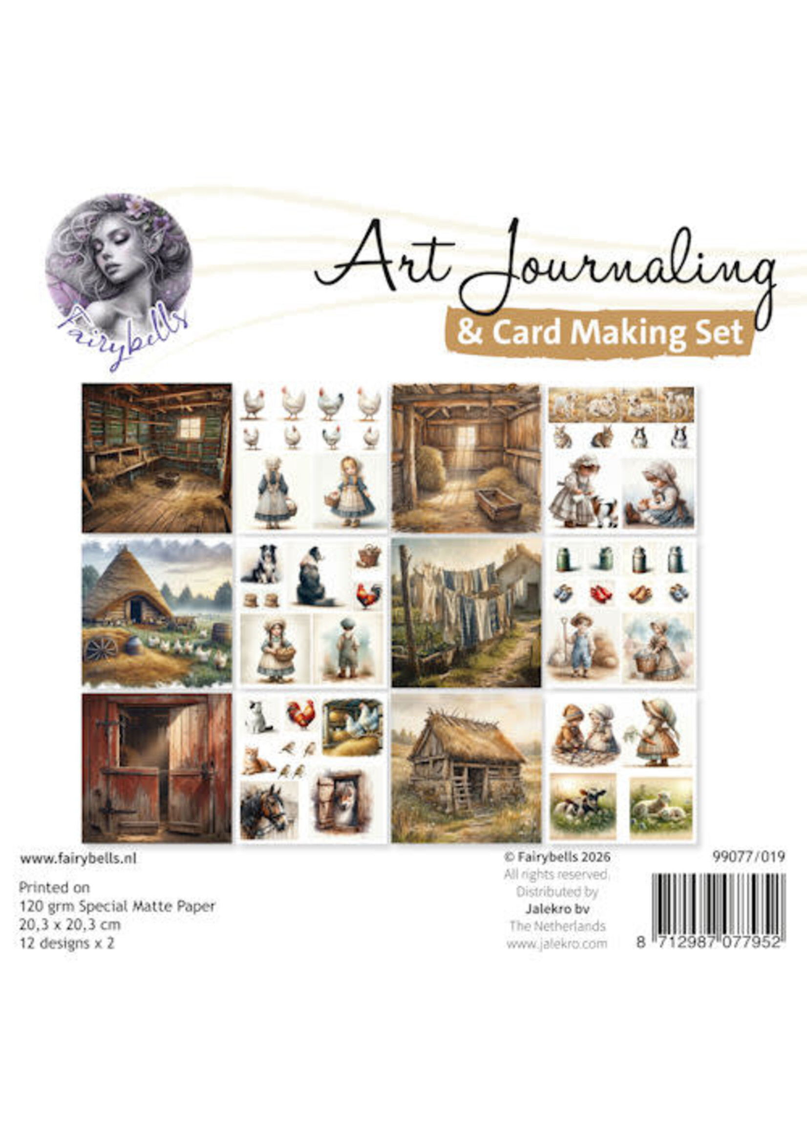 Art Journaling & Card Making Set Boerderij