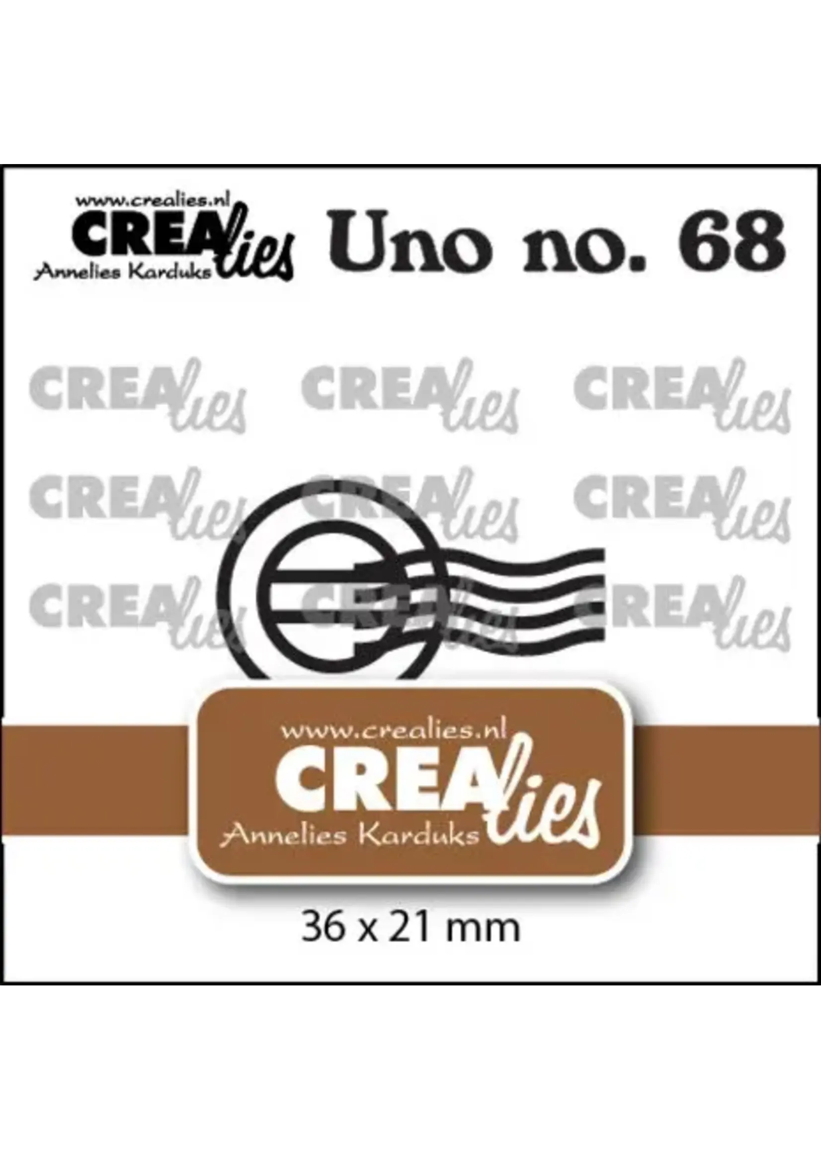 Uno Stansen No. 68 Poststempel Middel (CLUno68)