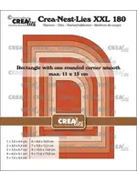 Crea-Nest-Lies XXL Stansen No. 180 Rechthoek met Afgeronde Hoek Glad (CLNestXXL180)