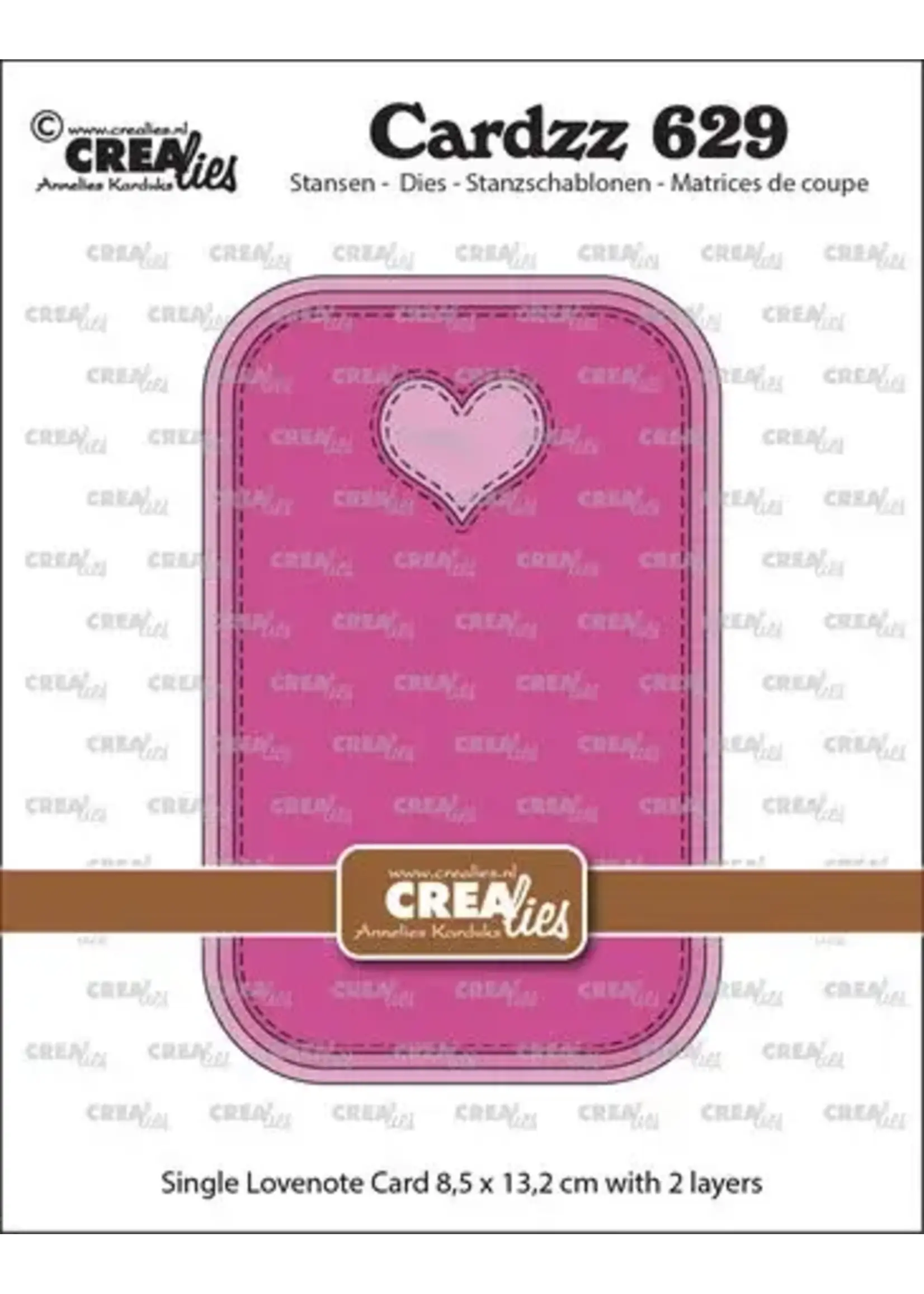 Cardzz Stansen Enkele Kaart Lovenote (CLCZ629)