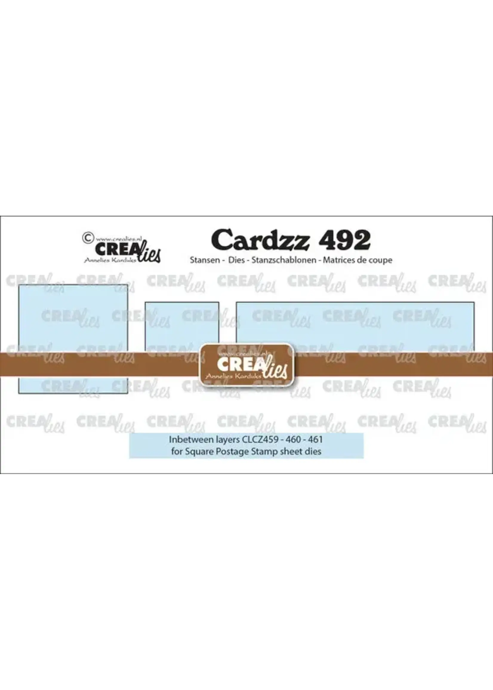 Cardzz Stansen 3x Tussenlaagje voor CLCZ459, CLCZ460, CLCZ461 (CLCZ492)