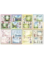 Cutting Sheets Papier Bundel Knipvellen Lente A - H (8pcs) (CLSVP902)