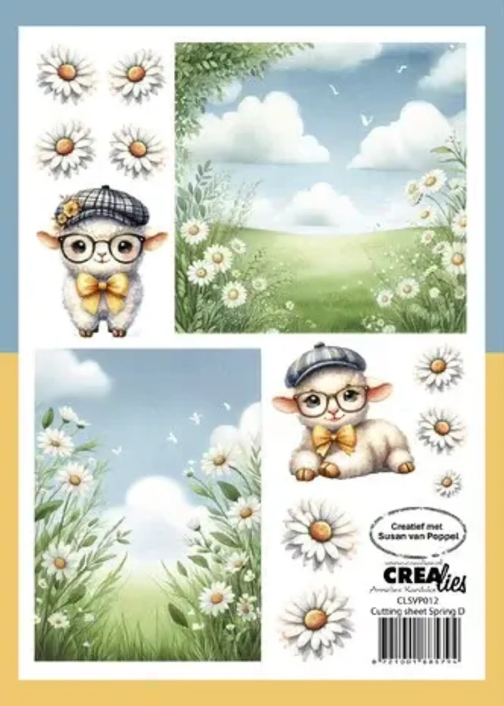 Cutting Sheets Papier Bundel Knipvellen Lente A - H (8pcs) (CLSVP902)