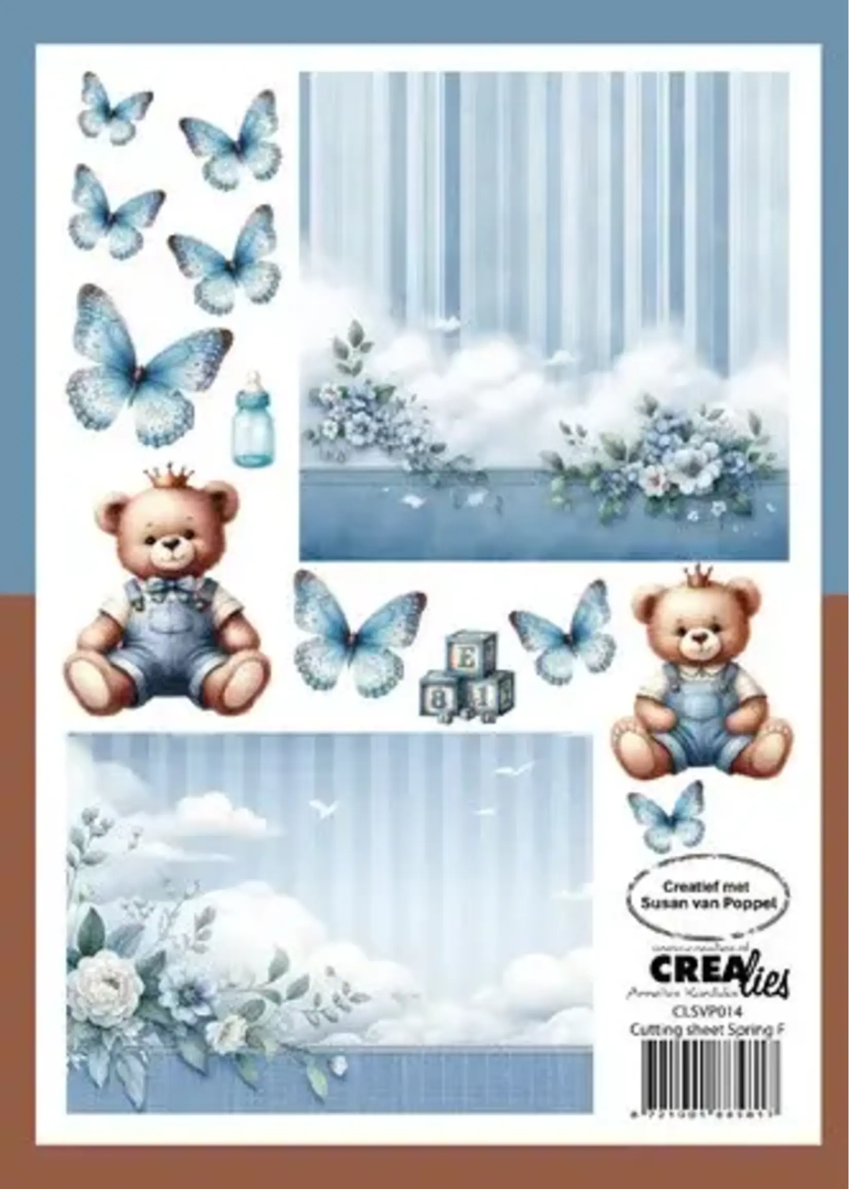 Cutting Sheets Papier Bundel Knipvellen Lente A - H (8pcs) (CLSVP902)